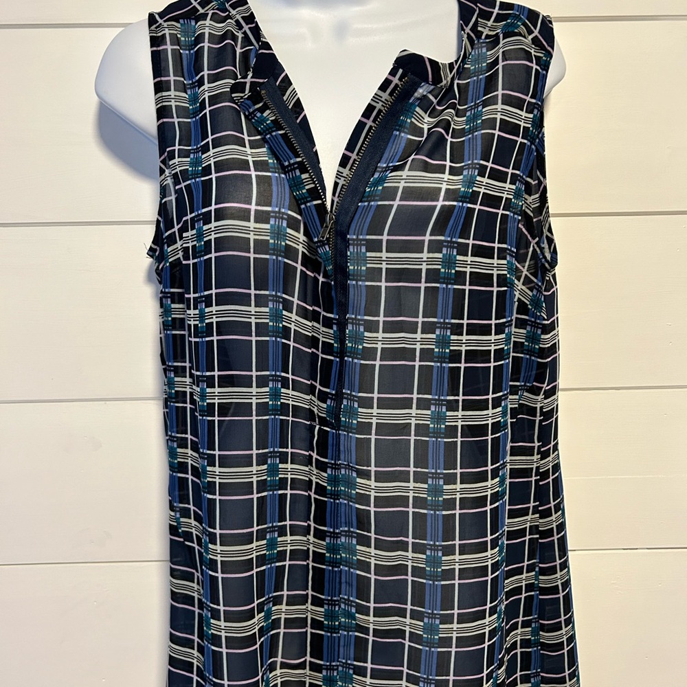 Shear daniel rainn tank with zipper